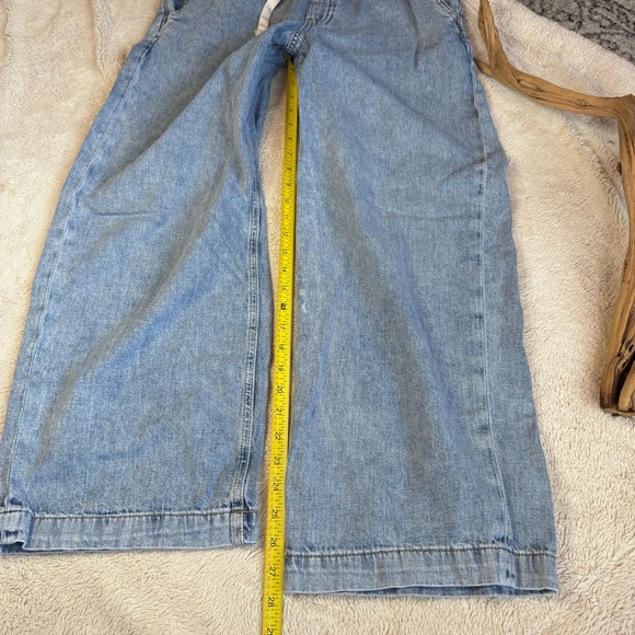 GAP High Rise Wide Leg Drawstring Jeans - Picture 4 of 6